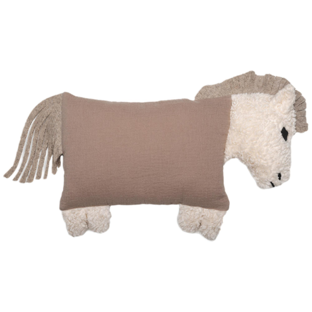 DG Schafwolle Kuschelkissen Pferd, Hund oder Hase mit Namen